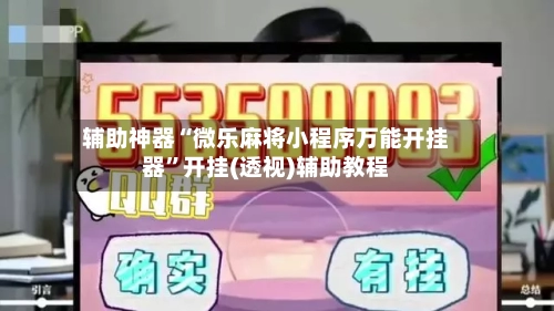 辅助神器“微乐麻将小程序万能开挂器”开挂(透视)辅助教程-第2张图片