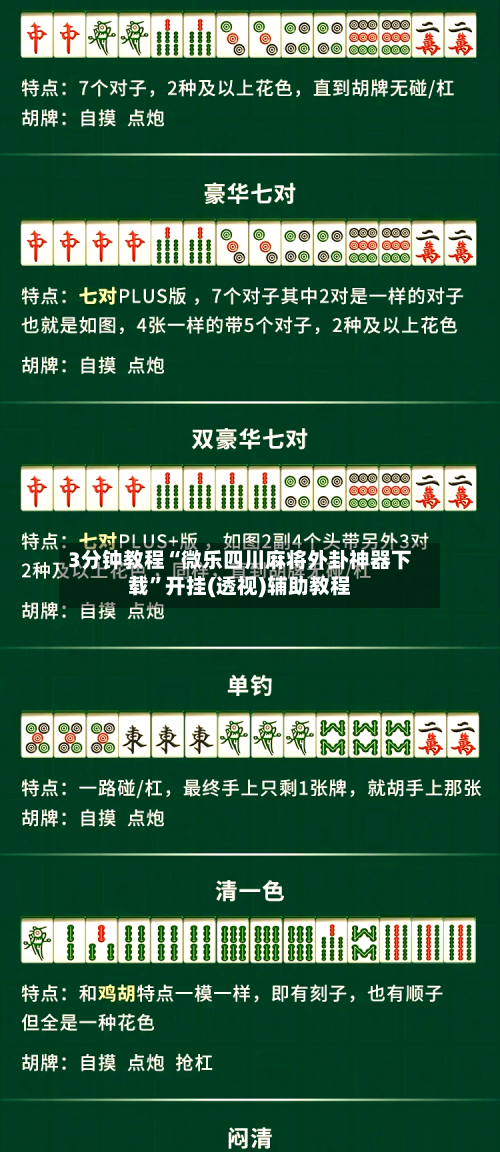 3分钟教程“微乐四川麻将外卦神器下载”开挂(透视)辅助教程-第3张图片