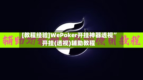 [教程经验]WePoker开挂神器透视	”开挂(透视)辅助教程-第3张图片