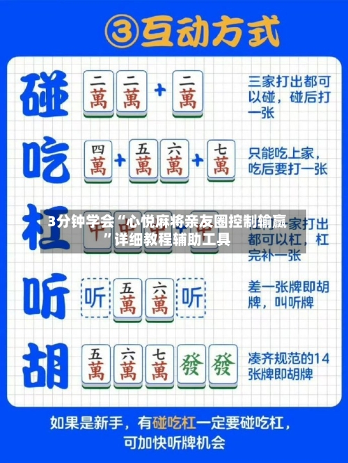 3分钟学会“心悦麻将亲友圈控制输赢”详细教程辅助工具-第1张图片