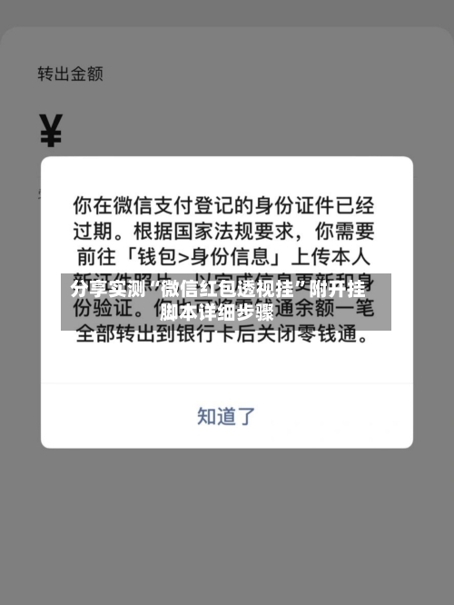 分享实测“微信红包透视挂”附开挂脚本详细步骤-第1张图片