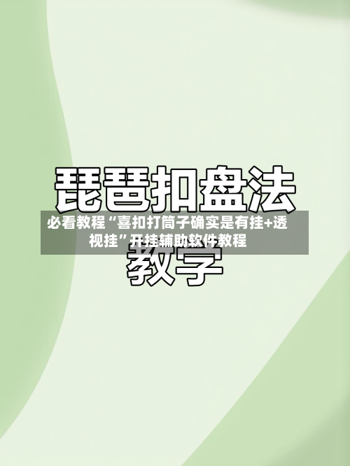 必看教程“喜扣打筒子确实是有挂+透视挂”开挂辅助软件教程-第3张图片