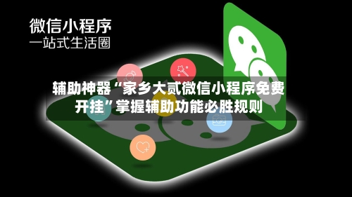 辅助神器“家乡大贰微信小程序免费开挂”掌握辅助功能必胜规则-第1张图片