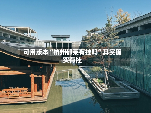 可用版本“杭州都莱有挂吗”其实确实有挂-第2张图片