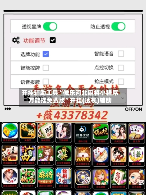 开挂辅助工具“微乐河北麻将小程序万能挂免费版”开挂(透视)辅助-第1张图片