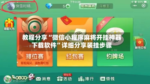 教程分享“微信小程序麻将开挂神器下载软件	”详细分享装挂步骤-第2张图片