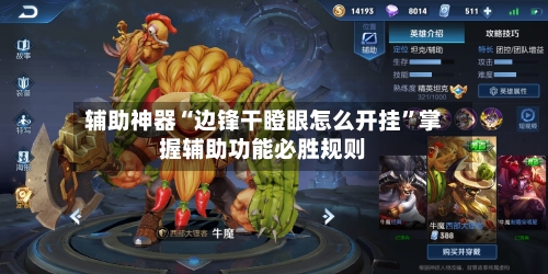 辅助神器“边锋干瞪眼怎么开挂”掌握辅助功能必胜规则-第2张图片