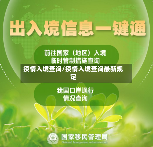 疫情入境查询/疫情入境查询最新规定-第2张图片