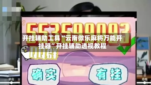 开挂辅助工具“云南微乐麻将万能开挂器”开挂辅助透视教程-第3张图片