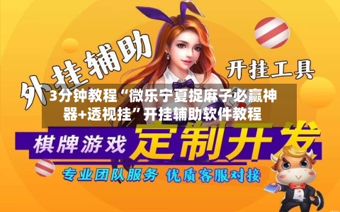 3分钟教程“微乐宁夏捉麻子必赢神器+透视挂	”开挂辅助软件教程-第2张图片