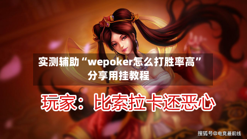 实测辅助“wepoker怎么打胜率高”分享用挂教程-第3张图片