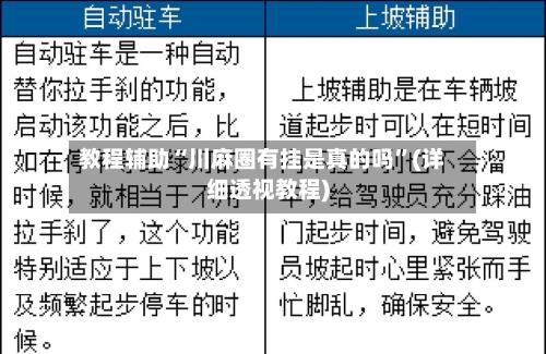 教程辅助“川麻圈有挂是真的吗	”(详细透视教程)-第1张图片