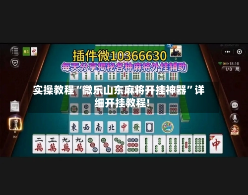 实操教程“微乐山东麻将开挂神器”详细开挂教程!-第3张图片