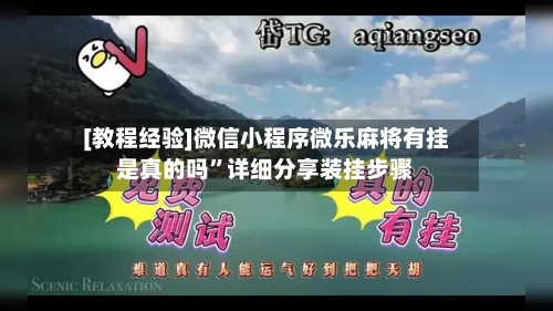 [教程经验]微信小程序微乐麻将有挂是真的吗”详细分享装挂步骤-第1张图片