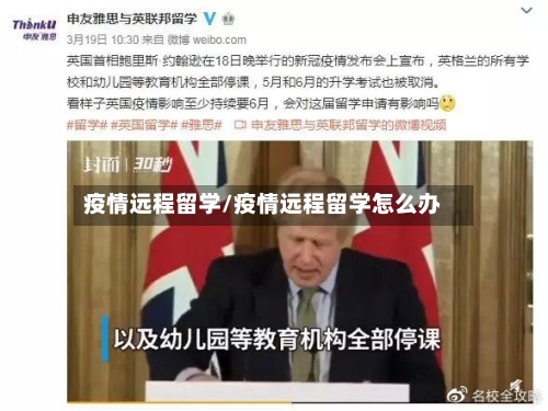 疫情远程留学/疫情远程留学怎么办-第2张图片