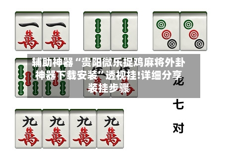 辅助神器“贵阳微乐捉鸡麻将外卦神器下载安装”透视挂!详细分享装挂步骤-第2张图片