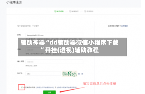 辅助神器“dd辅助器微信小程序下载”开挂(透视)辅助教程-第2张图片