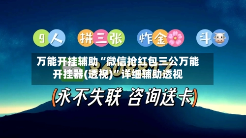 万能开挂辅助“微信抢红包三公万能开挂器(透视)”详细辅助透视-第2张图片