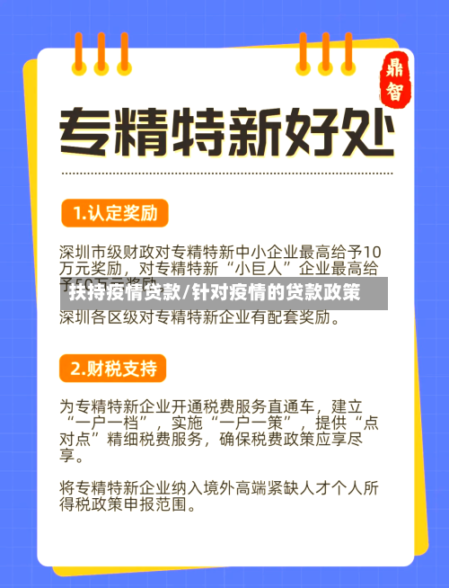 扶持疫情贷款/针对疫情的贷款政策-第3张图片