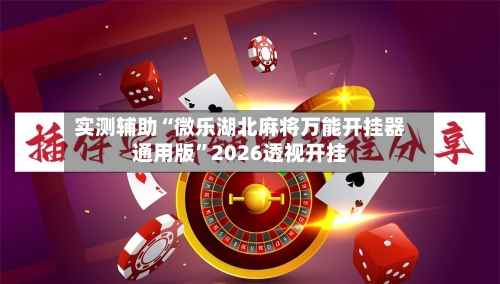 实测辅助“微乐湖北麻将万能开挂器通用版”2026透视开挂-第2张图片