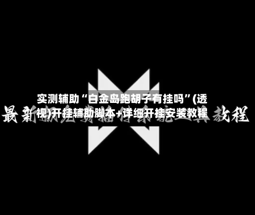 实测辅助“白金岛跑胡子有挂吗	”(透视)开挂辅助脚本+详细开挂安装教程-第2张图片