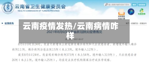 云南疫情发热/云南病情咋样-第1张图片