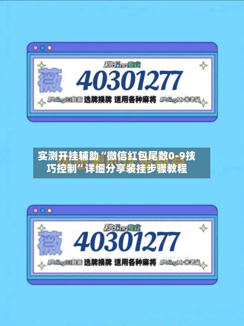 实测开挂辅助“微信红包尾数0-9技巧控制”详细分享装挂步骤教程-第1张图片