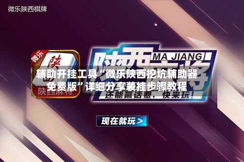 辅助开挂工具“微乐陕西挖坑辅助器免费版	”详细分享装挂步骤教程-第2张图片