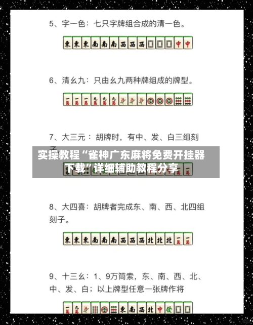 实操教程“雀神广东麻将免费开挂器下载”详细辅助教程分享-第3张图片