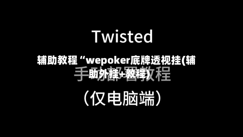 辅助教程“wepoker底牌透视挂(辅助外挂+教程)-第1张图片