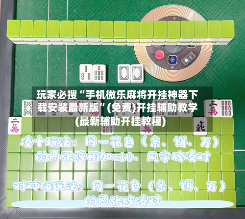 玩家必搜“手机微乐麻将开挂神器下载安装最新版”(免费)开挂辅助教学(最新辅助开挂教程)-第2张图片