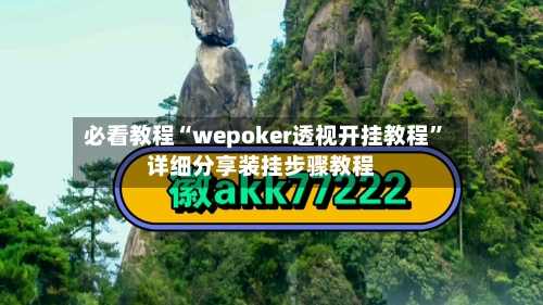 必看教程“wepoker透视开挂教程”详细分享装挂步骤教程-第1张图片