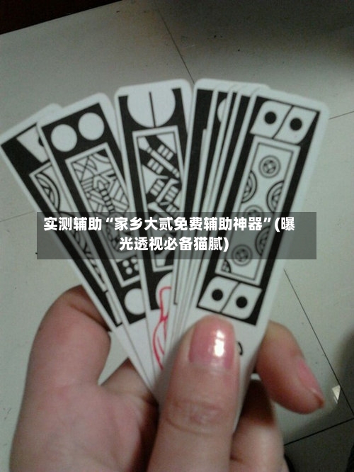 实测辅助“家乡大贰免费辅助神器	”(曝光透视必备猫腻)-第1张图片