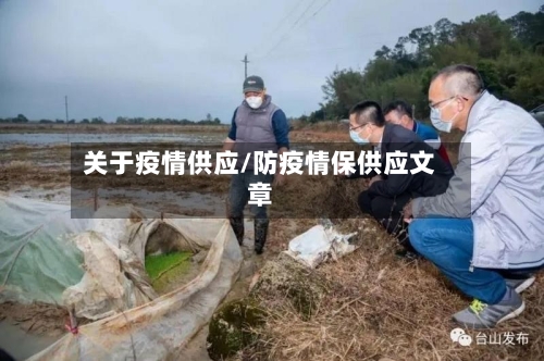 关于疫情供应/防疫情保供应文章-第1张图片