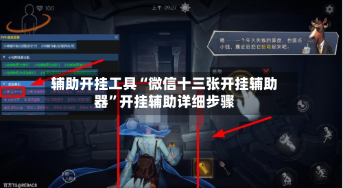 辅助开挂工具“微信十三张开挂辅助器”开挂辅助详细步骤-第1张图片