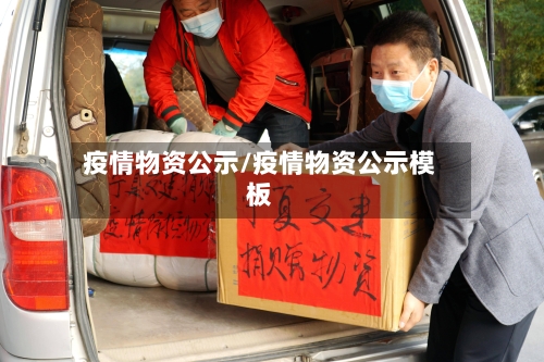 疫情物资公示/疫情物资公示模板-第3张图片