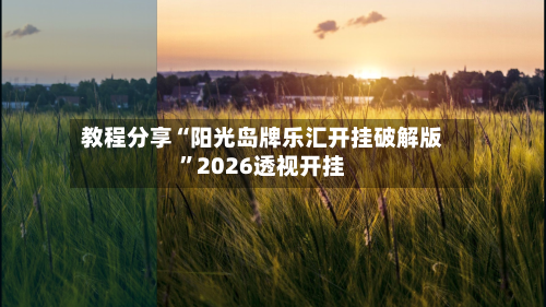 教程分享“阳光岛牌乐汇开挂破解版	”2026透视开挂-第1张图片