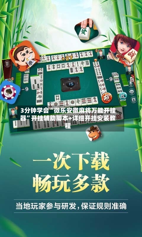 3分钟学会“微乐安徽麻将万能开挂器”开挂辅助脚本+详细开挂安装教程-第2张图片