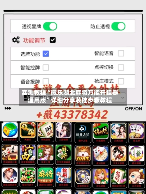 实测教程“微乐湖北麻将万能开挂器通用版”详细分享装挂步骤教程-第2张图片