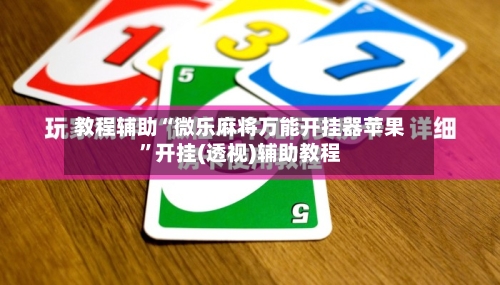 教程辅助“微乐麻将万能开挂器苹果	”开挂(透视)辅助教程-第2张图片