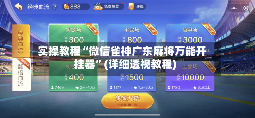 实操教程“微信雀神广东麻将万能开挂器	”(详细透视教程)-第1张图片