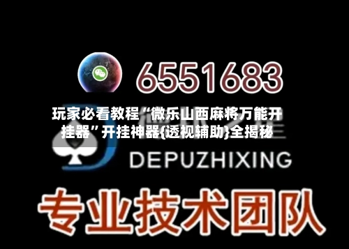 玩家必看教程“微乐山西麻将万能开挂器”开挂神器{透视辅助}全揭秘-第3张图片