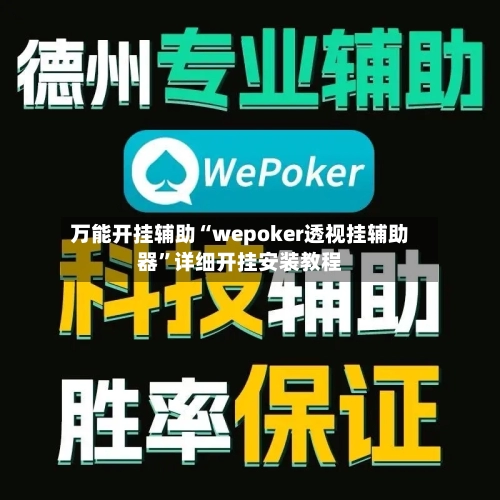 万能开挂辅助“wepoker透视挂辅助器”详细开挂安装教程-第2张图片