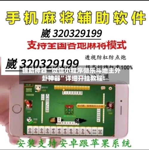 辅助神器“微信小程序微乐斗地主外卦神器”详细开挂教程!-第3张图片