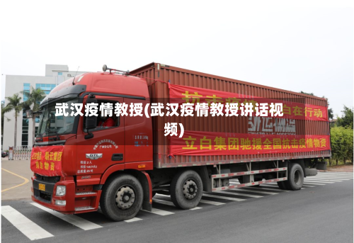 武汉疫情教授(武汉疫情教授讲话视频)-第2张图片